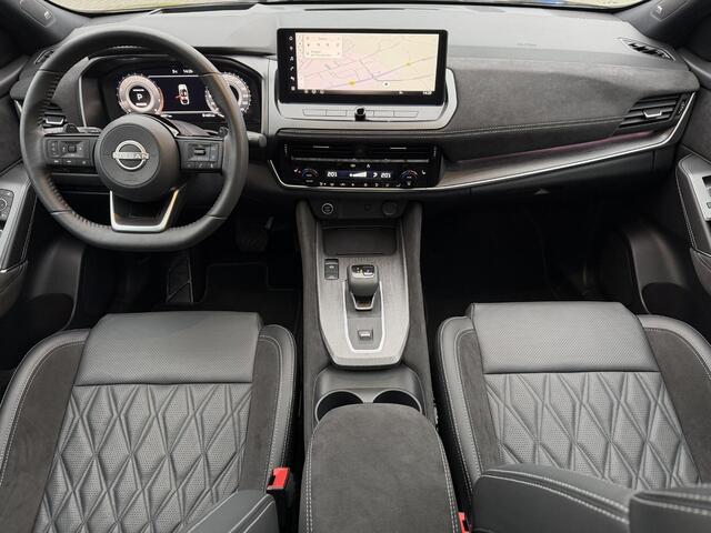 Nissan QASHQAI 1.3 MHEV Xtronic Tekna Plus / Fabrieksgarantie tot 04-2028<100.000 / Panoramadak / Elektrische achterklep / Head Up Display / Rondomzicht camera / Stoelen met massage functie / BOSE /