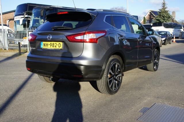 Nissan QASHQAI 1.2 TEKNA TREKH/LEDER/PANO/19INCH/DODEHOEKSENSOR/360CAM PERFECTE STAAT