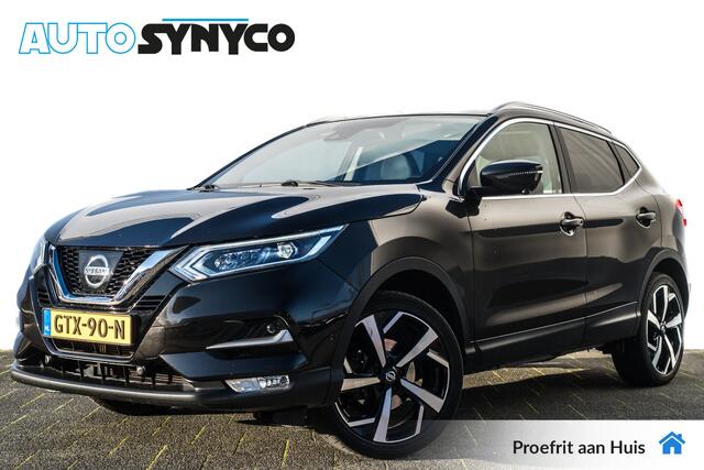 Nissan QASHQAI 1.2 Tekna Panoramadak | 19 inch LMV | Afn. Trekhaak | 360 camera | Elektr. Stoel