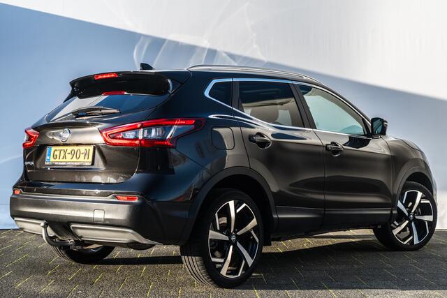 Nissan QASHQAI 1.2 Tekna Panoramadak | 19 inch LMV | Afn. Trekhaak | 360 camera | Elektr. Stoel