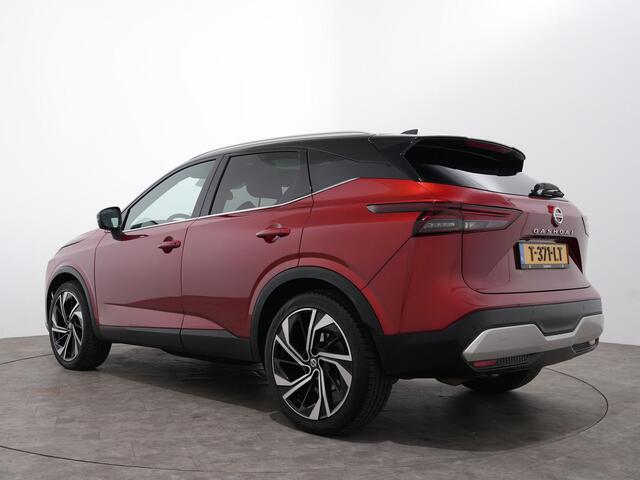 Nissan QASHQAI 1.3 MHEV 158PK 4WD TEKNA PLUS XTRONIC | Leer | Panoramadak | 4x4