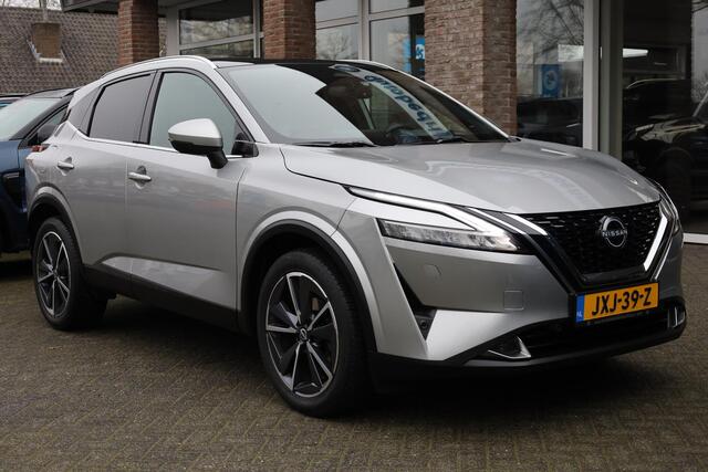Nissan QASHQAI 1.3 MHEV Xtronic Tekna Plus PANO HUD MASSAGE MEMORY CARPLAY 360-CAM LEER STOEL/STUUR/RUITVERW. DAB ACC 2XPDC 19''LMV ENZ.ENZ.