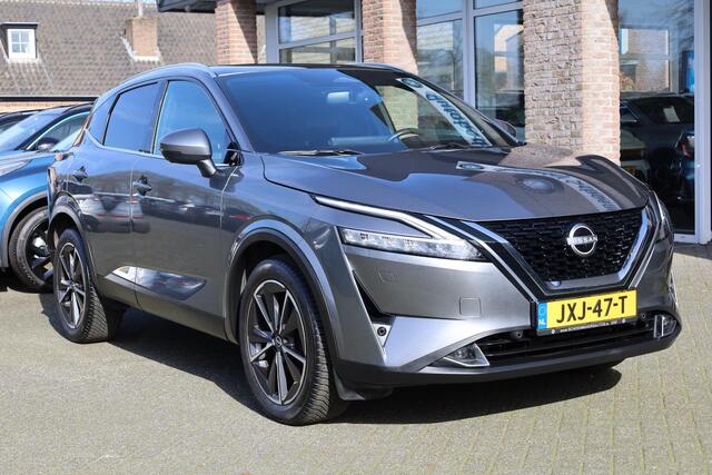 Nissan QASHQAI 1.3 MHEV Xtronic Tekna Plus PANO HUD MASSAGE MEMORY CARPLAY 360-CAM LEER STOEL/STUUR/RUITVERW. DAB ACC 2XPDC 19''LMV ENZ.ENZ.
