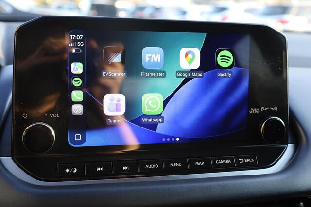 Nissan QASHQAI 1.3 MHEV Tekna PANO TREKHAAK CARPLAY HUD 19"LMV ACC HALFLEER DAB ELEK.ACHTERKLEP 2xPDC ZWARTE-HEMEL NAVI NAP ENZ!!