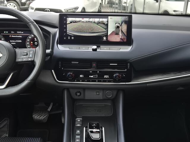 Nissan QASHQAI 1.5 e-Power Tekna | Gen-2 | 1/2 lederen interieur | Glazen dak | 19 inch LM Velgen | Fuji Red speciale kleur | 1e eigenaar | Keurig onderhouden