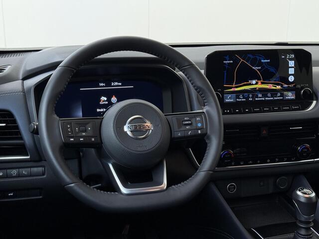 Nissan QASHQAI 1.3 MHEV Tekna | airco automatisch | Apple Carplay/Android | cruise control adaptief | dodehoekdetectie met correctie | lederen interieurdelen | lederen/stof bekleding | lichtmetalen velgen 19" | matrix LED koplampen | navigatiesysteem full map |