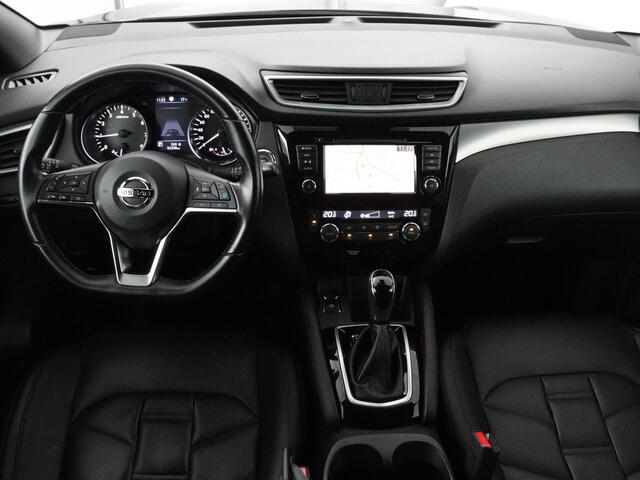 Nissan QASHQAI 1.3 DIG-T Tekna+ | Automaat | Panoramadak | Leder | Trekhaak | Stoelverwarming | 360 Camera | Adaptive cruise | Bose Sound | Navigatie | Carplay | Full LED |