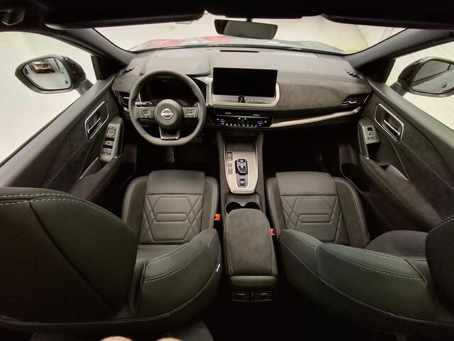 Nissan QASHQAI 1.5 e-Power N-Design ** ¤ 3.500 Voordeel ** Nieuw uit voorraad leverbaar ** / 205 PK / Panoramadak / Stoel- en Stuurverwarming / Verwarmde Voorruit / Leder/Alcantara Bekleding / Google Maps Navigatie /