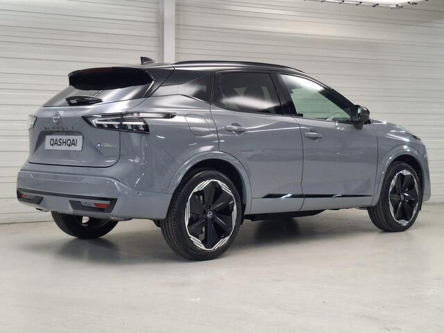 Nissan QASHQAI 1.5 e-Power N-Design ** ¤ 3.500 Voordeel ** Nieuw uit voorraad leverbaar ** / 205 PK / Panoramadak / Stoel- en Stuurverwarming / Verwarmde Voorruit / Leder/Alcantara Bekleding / Google Maps Navigatie /