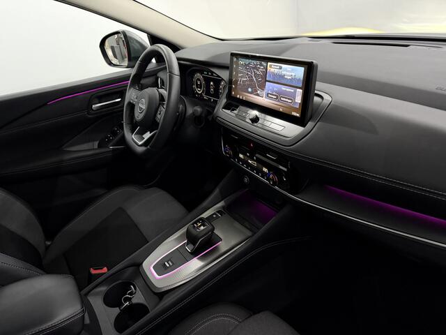 Nissan QASHQAI 1.3 MHEV Xtronic N-Connecta Pano, Half leder, 360 Camera, Stoelverwarming, Navi, Elektrische achterklep, Sfeerverlichting, Keyless start