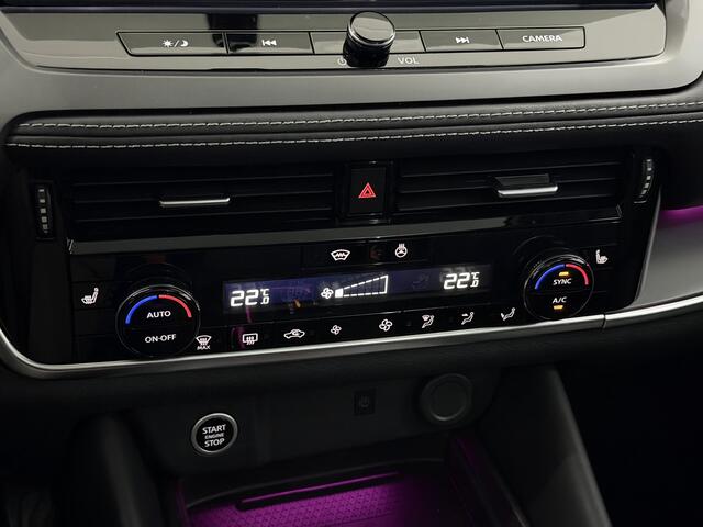 Nissan QASHQAI 1.3 MHEV Xtronic N-Connecta Pano, Half leder, 360 Camera, Stoelverwarming, Navi, Elektrische achterklep, Sfeerverlichting, Keyless start