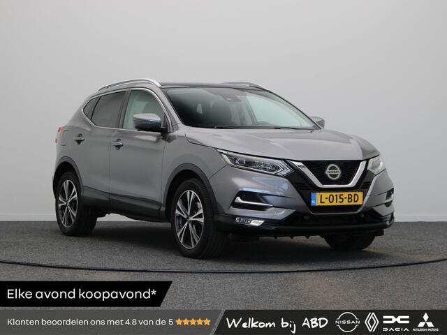 Nissan QASHQAI 1.2 N-Connecta | Panoramadak | Climate control | Trekhaak | Rondomzicht camera | Led-verlichting | Keyless entry |
