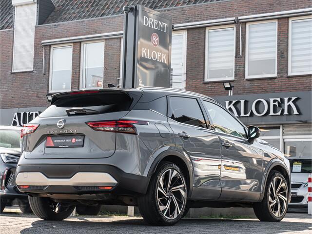 Nissan QASHQAI 1.3 MHEV Xtronic Tekna Plus PANO LEDER HUD LED 20 INCH CAMERA MEMORY STOEL BOMVOL!!