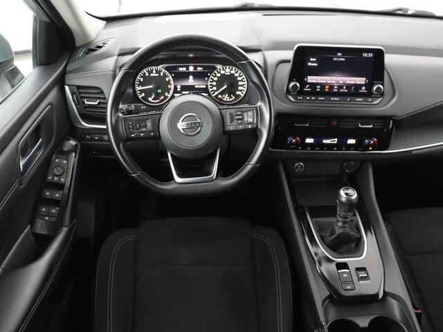 Nissan QASHQAI 1.3 MHEV Acenta | Panoramadak | Adaptive cruise | Carplay | Camera | Keyless | Dodehoek detectie | Parkeerhulp | Climate control | DAB | Getint glas