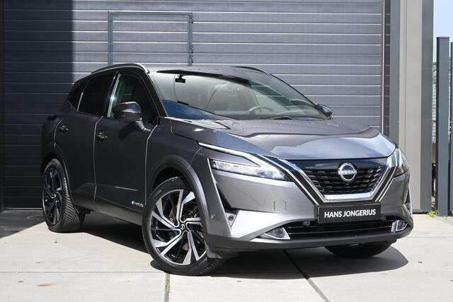 Nissan QASHQAI 1.5 e-Power Tekna Plus | 360 CAMERA | PANORAMADAK | LEDER | STUUR/STOELVERWARMING | NAVI | HUD | ADAPT. CRUISE CONTROL | BOSE | CLIMATE CONTROL | ALL-SEASONBANDEN | PDC | LMV