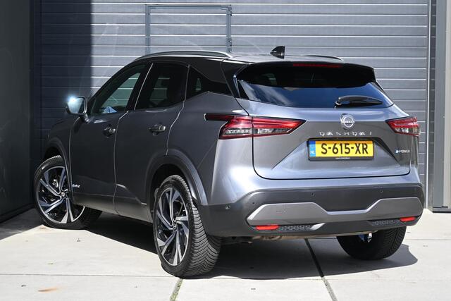 Nissan QASHQAI 1.5 e-Power Tekna Plus | 360 CAMERA | PANORAMADAK | LEDER | STUUR/STOELVERWARMING | NAVI | HUD | ADAPT. CRUISE CONTROL | BOSE | CLIMATE CONTROL | ALL-SEASONBANDEN | PDC | LMV