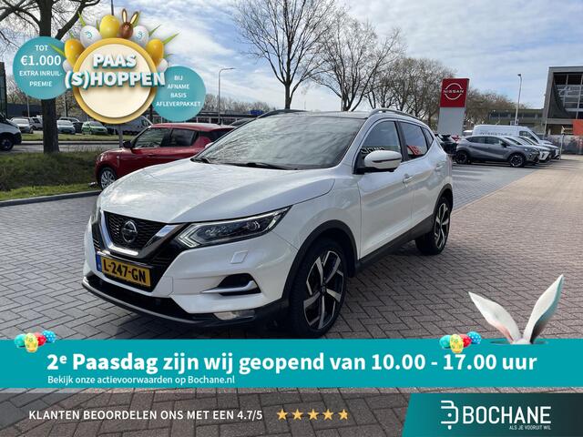 Nissan QASHQAI 1.3 DIG-T Premium Edition Automaat 160PK | Panoramadak | Leder | Trekhaak | Carplay/Android | Navigatie