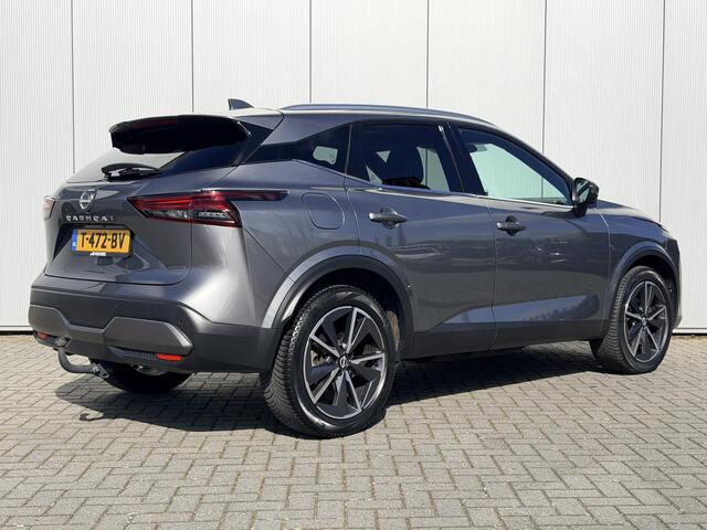Nissan QASHQAI 1.3 MHEV Tekna / Panoramadak / Trekhaak 1.400 KG / Achteruitrijcamera / Climate Control / Pro Pilot Adaptive Cruise Control / Elek. Bedienbare Stoel / All Seasonbanden /