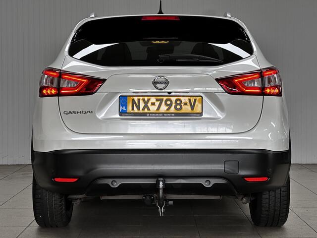 Nissan QASHQAI 1.2 Tekna/ Panorama-Dak/ 18'' LMV/ LED Koplampen/ Apple + Android/ Keyless/ Lane-Assist./ Voorruitverw./ Stoelverw./ 360° Camera/ Leder/ Mistl./ PDC V+A/ Extra getint glas.