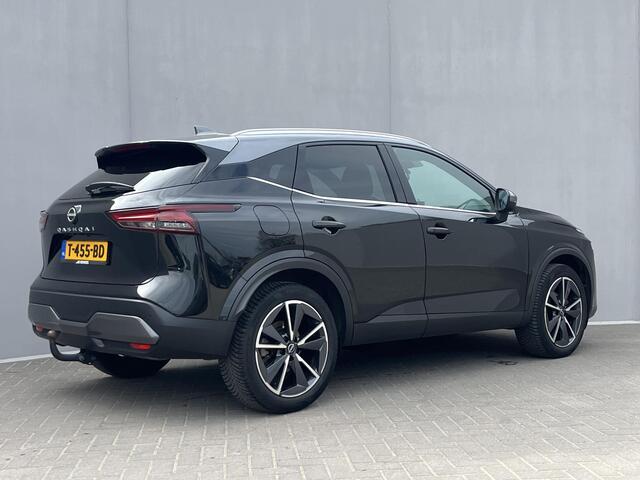 Nissan QASHQAI 1.3 MHEV Tekna / Panoramadak / Trekhaak (1400kg) / Navigatie / Elektrische achterklep / Head up Display / Cruise control adaptief