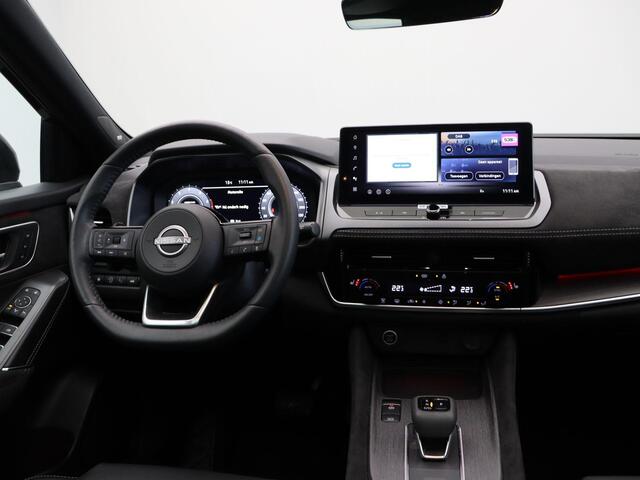 Nissan QASHQAI 1.3 MHEV Xtronic Tekna Plus | Lederen bekleding | Elektrisch verstelbare voorstoelen | Stoel, stuur en voorrruit verwarming | Panoramadak | BOSE Audio |