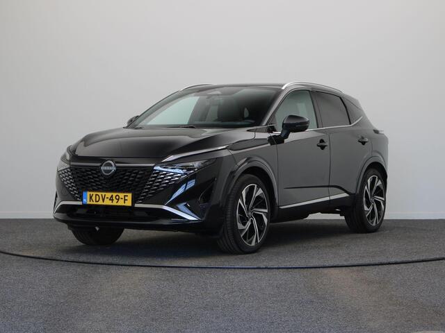 Nissan QASHQAI 158pk MHEV Xtronic Tekna Plus | Lederen bekleding | Elektrisch verstelbare voorstoelen | Stoel, stuur en voorrruit verwarming | Panoramadak | BOSE Audio |