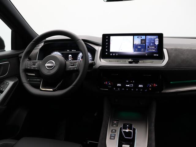 Nissan QASHQAI N-Design + Panoramisch glazen dak + Cold Pack e-Power | 12.3" TFT digitale cockpit | Audiosysteem met DAB, Apple Carplay & Android Auto, USB-aansluiting, stuurwielbediening en 6 luidsprekers | Blind Spot Warning & Intervention (BSW + BSI)