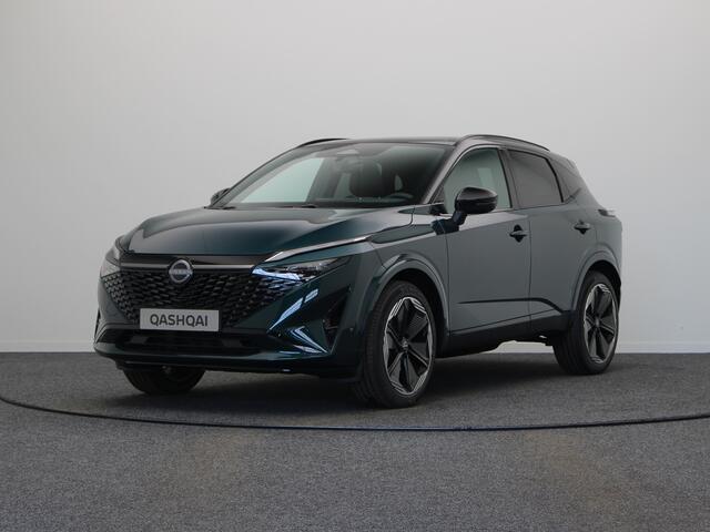 Nissan QASHQAI N-Design + Panoramisch glazen dak + Cold Pack e-Power | 12.3" TFT digitale cockpit | Audiosysteem met DAB, Apple Carplay & Android Auto, USB-aansluiting, stuurwielbediening en 6 luidsprekers | Blind Spot Warning & Intervention (BSW + BSI)