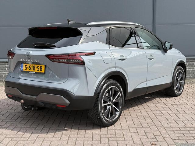 Nissan QASHQAI 1.3 MHEV Xtronic Tekna / Trekhaak / Panoramadak / 1800KG Trekgewicht / Stoel+Stuur Verwarming / 360º Camera / Elektrische Stoelen / Cold Pack /
