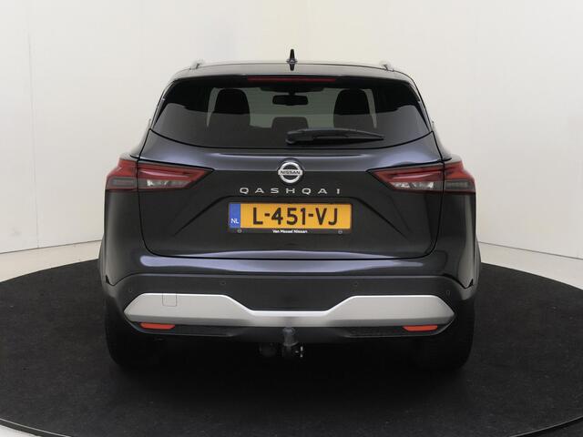 Nissan QASHQAI 1.3 MHEV Xtronic Premiere Edition | airco automatisch | Apple Carplay/Android Auto | cruise control adaptief met Stop&Go en stuurhulp | file assistent | lederen interieurdelen | lichtmetalen velgen 18" | matrix LED koplampen | navigatiesysteem full map | 