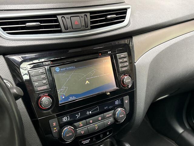 Nissan QASHQAI 1.2 N-Connecta (PANORAMADAK, NAVIGATIE, 360 CAMERA, GETINT GLAS, KEYLESS, SPORTSTOELEN, CRUISE, PARKEERSENSOREN, NIEUWE APK, NIEUWSTAAT)