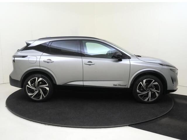 Nissan QASHQAI 1.5 e-Power Tekna Plus Black pack Dakrails, onderste sierlijst en onderrand raamomlijsting zwart gewrapped