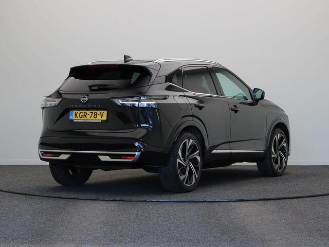 Nissan QASHQAI 1.3 MHEV Xtronic Tekna Plus | BOSE audio | Stoel, stuur en voorruitverwarming | Lederen bekleding | Elektrisch vertelbare voorstoelen | 360° camera | 20" LMV |