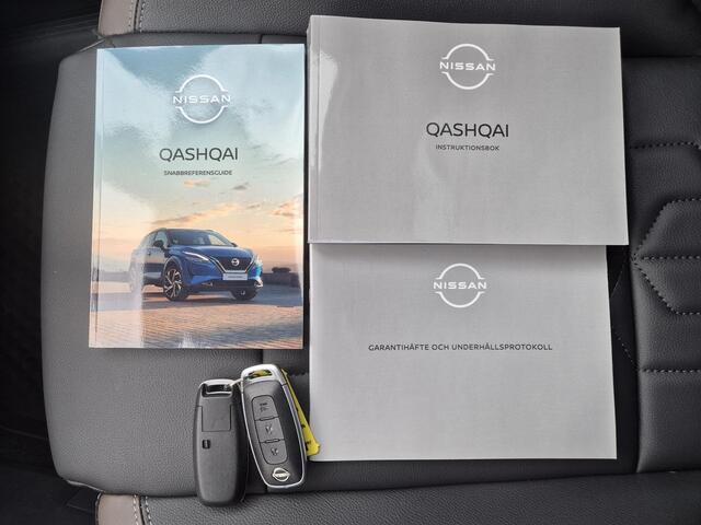 Nissan QASHQAI 1.5 e-Power Tekna / Fabrieksgarantie tot 06-2027<100.000 km / Cold Pack / Head Up Display / Elektrische achterklep / Rondomzicht camera / Stuur- Stoel & Voorruitverwarming / Adaptief cruise control / Draadloze telefoon lader / Apple Carplay Android Auto /