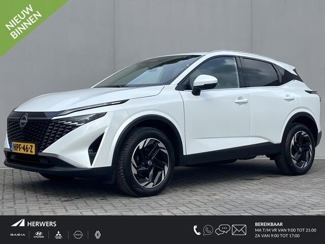 Nissan QASHQAI 1.3 MHEV Xtronic N-Connecta / Cold Pack / Cruise Control / Apple Carplay & Android Auto / Navigatie / Airco / Sfeerverlichting / 18'' Lichtmetalen Velgen / Dode Hoek Detectie