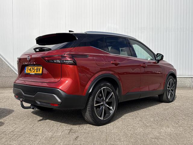 Nissan QASHQAI 1.3 MHEV Tekna / Trekhaak / Panoramadak / HUD / Elektr Bestuurders Stoel / Elektr. Achterklep /