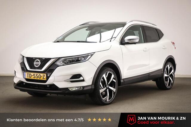 Nissan QASHQAI 1.2 Tekna + | PANORAMADAK | LEDER | STELVERWARMING | DAB | 360 CAMERA | TREKHAAK