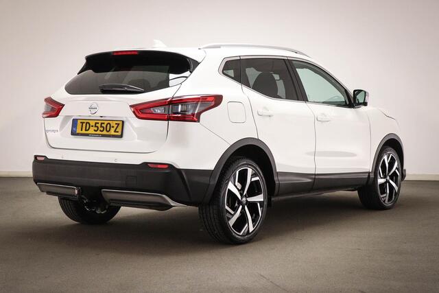 Nissan QASHQAI 1.2 Tekna + | PANORAMADAK | LEDER | STELVERWARMING | DAB | 360 CAMERA | TREKHAAK