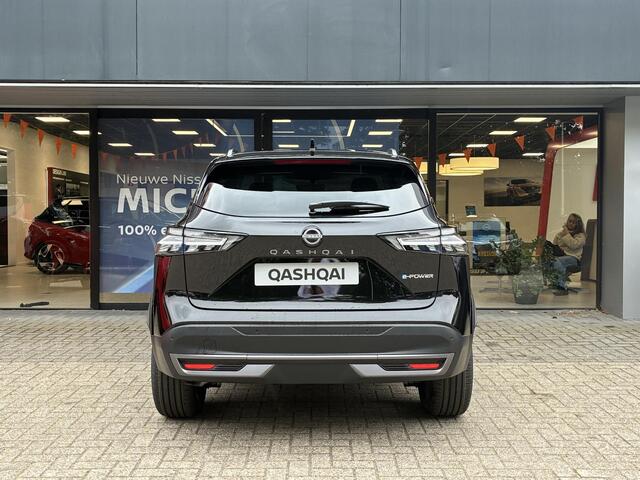 Nissan QASHQAI 1.5 e-Power Tekna NIEUW UIT VOORRAAD LEVERBAAR | Elektrisch bedienbare achterklep met sensorsturing | Lederen bekleding | Climate Control | Adaptieve Cruise Control | Stoel- en stuurverwarming | Navigatiesysteem | Elektrisch bedienbare bestuurdersstoel |