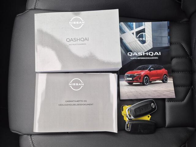 Nissan QASHQAI 1.3 MHEV Xtronic Tekna / ¤5.000,- Nissan Voorraadvoordeel / Nieuw uit Voorraad Leverbaar / Cold pack / HUD / Elektrische achterklep / Stuur-,Stoel en Voorruitverwarming /