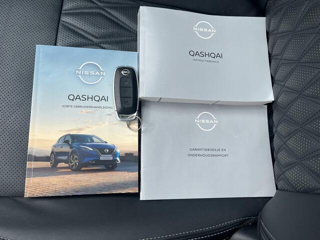 Nissan QASHQAI 1.3 MHEV Xtronic Tekna Plus / Trekhaak (1.800KG) / All Season Banden / HUD / 360 Camera / Lederen Bekleding / Elektr. Stoelen / Massage Functie / Panorama Dak / Cold Pack / Apple Carplay&Android Auto / Keyless /