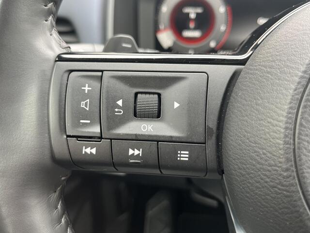 Nissan QASHQAI 1.3 MHEV Xtronic Tekna Plus / Trekhaak (1.800KG) / All Season Banden / HUD / 360 Camera / Lederen Bekleding / Elektr. Stoelen / Massage Functie / Panorama Dak / Cold Pack / Apple Carplay&Android Auto / Keyless /