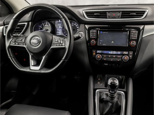 Nissan QASHQAI 1.2 Tekna (NAVIGATIE, CLIMATE, LEDER, 360 CAMERA, STOELVERWARMING, ELEK SPORTSTOELEN, GETINT GLAS, KEYLESS, TREKHAAK, NIEUWSTAAT)