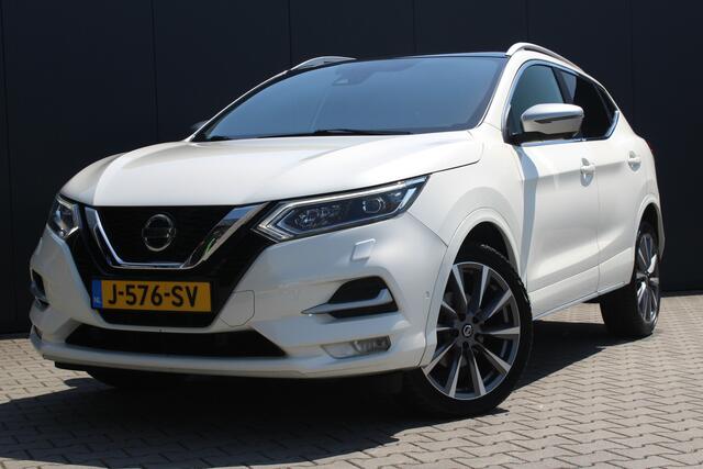 Nissan QASHQAI 1.3 DIG-T Tekna + | Incl. 12 Maanden garantie | Adaptieve Cruise Control | 360° Camera | Parkeersensoren | Bose Audio | Trekhaak | Panoramadak | Stoel verwarming | Memory Seats | Bluetooth | Apple Carplay/Android Auto |