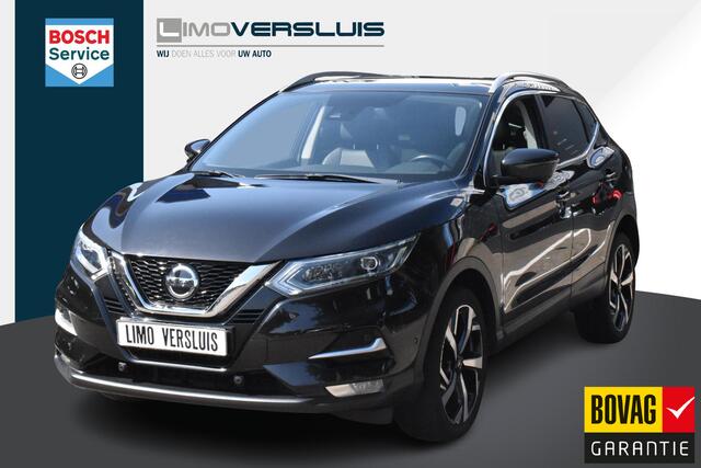 Nissan QASHQAI 1.3 DIG-T Tekna Automaat | Panorama | Half-leder | BSM | ACC | Rondomzicht Camera | 12 mnd BOVAG garantie | Whatsapp 06-53188999