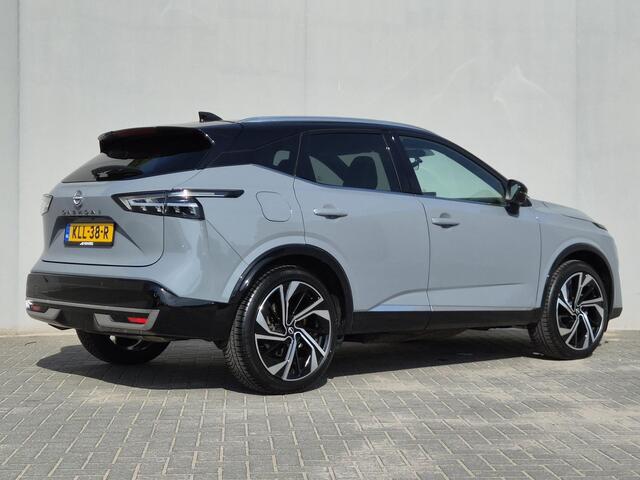 Nissan QASHQAI 1.3 MHEV Xtronic Tekna Plus / Panoramadak / Fabrieksgarantie tot 9-2028 / HUD / BOSE / ACC / Luxe Lederen Bekleding / StoelMassage / Stoel & Stuurwiel Verwarming / Elektr. Stoelen / Elektr. Achterklep / Memory Stoelen / All Season Banden /
