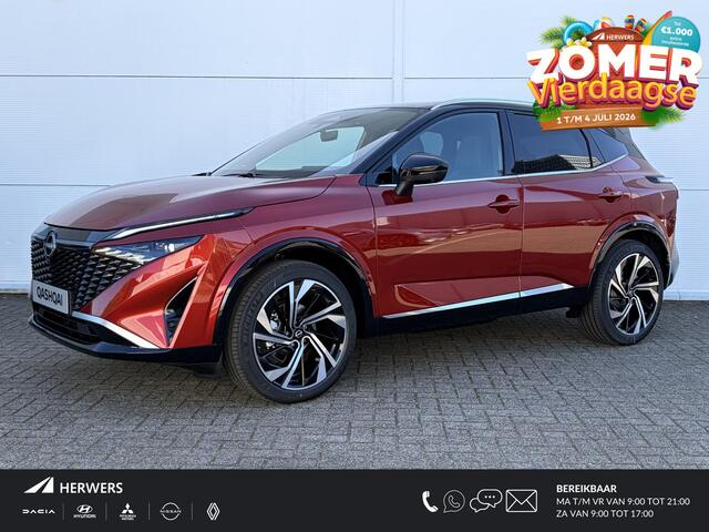 Nissan QASHQAI 1.3 MHEV Xtronic Tekna Plus / ¤5.500,- Nissan Voorraadvoordeel / Nieuw uit Voorraad Leverbaar /