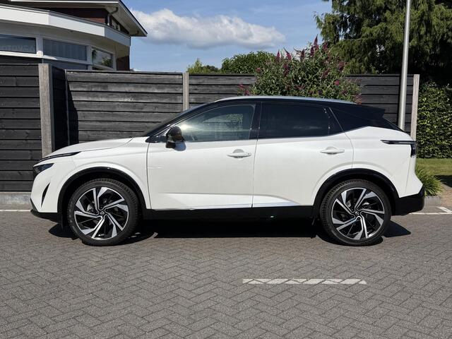 Nissan QASHQAI Tekna Plus 1.3 MHEV 158PK Xtronic Automaat Navigatie, Rondomzichtcamera, Keyless, Panoramadak, Elektrische Kofferbak, Stoelverwarming, Massage