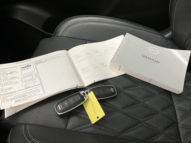 Nissan QASHQAI 1.3 MHEV Xtronic Tekna Plus / Eerste Eigenaar / Dealer Onderhouden / Trekhaak 1800 KG / Panoramadak / BOSE Audio / All Seasonbanden / Massagestoelen / Lederen Bekleding / HUD / Elektrische Kofferbak /