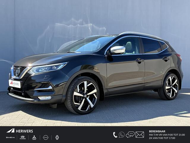 Nissan QASHQAI 1.3 DIG-T Tekna + / Afneembare Trekhaak / Navigatie / Apple Carplay/Android Auto / Achteruit-/360 Camera / Panoramadak / Elektrisch verstelbare stoelen / Winterset /